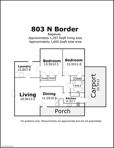 $139,500 | 803 North Border Drive, Bogalusa, LA 70427