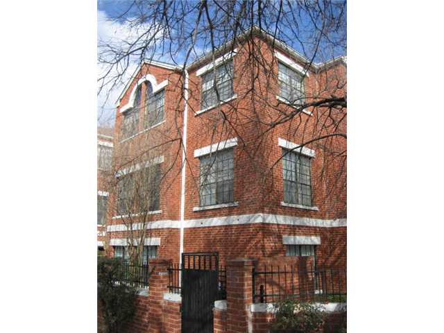 a front view of a building