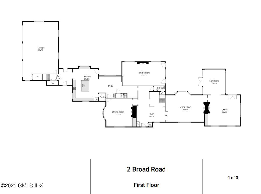 2 Broad Road Greenwich, CT 06830 - Photo 37 of 39 a picture of floor plan