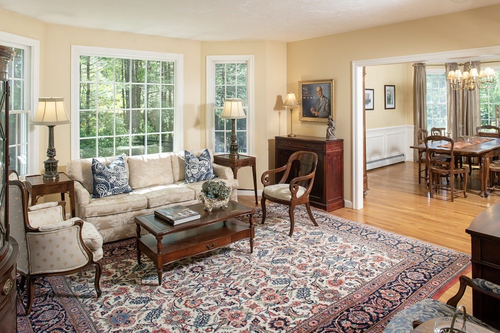 130 Union Bridge Road Duxbury, MA 02332 - Photo 5 of 33 a living room with furniture and a rug