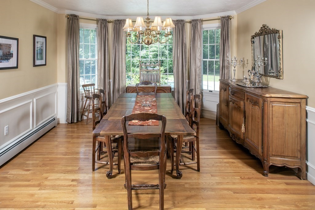 130 Union Bridge Road Duxbury, MA 02332 - Photo 7 of 33 a dining room with furniture window wooden floor