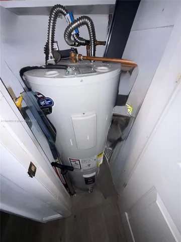 a view of a swimming pool with a yard