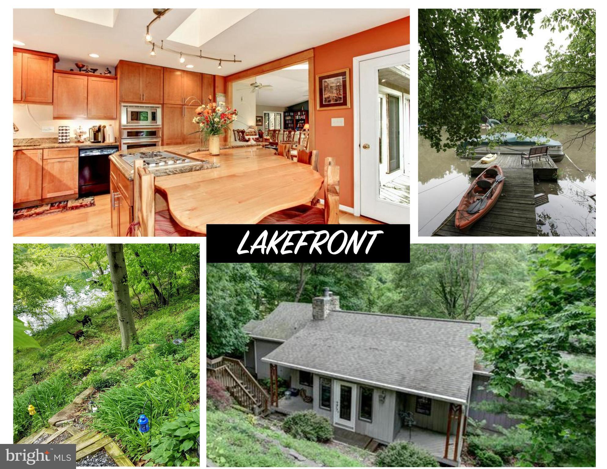 6712 West Lakeridge Road New Market, MD 21774 - Photo 1 of 30 LAKEFRONT w/ Private DOCK & Stunning Kitchen