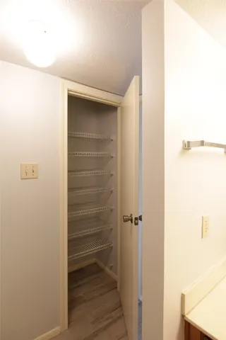 a view of front door