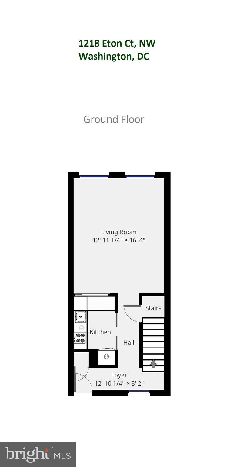 1218 Eton Court Northwest Washington, DC 20007 - Photo 21 of 22 Floor Plan