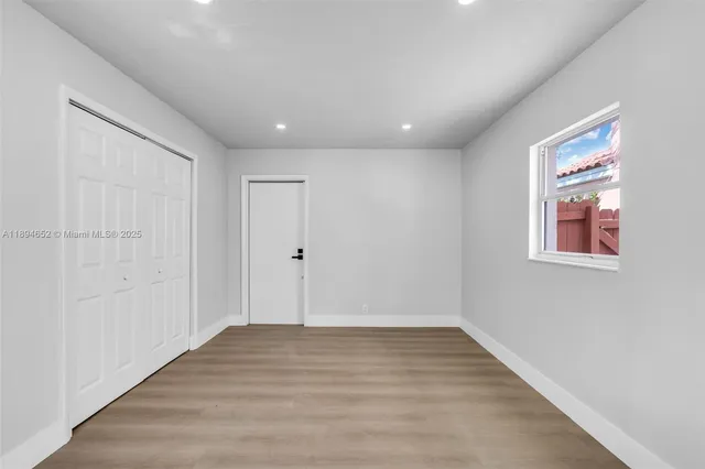 a view of empty room