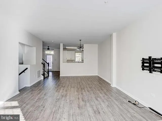 wooden floor in an empty room