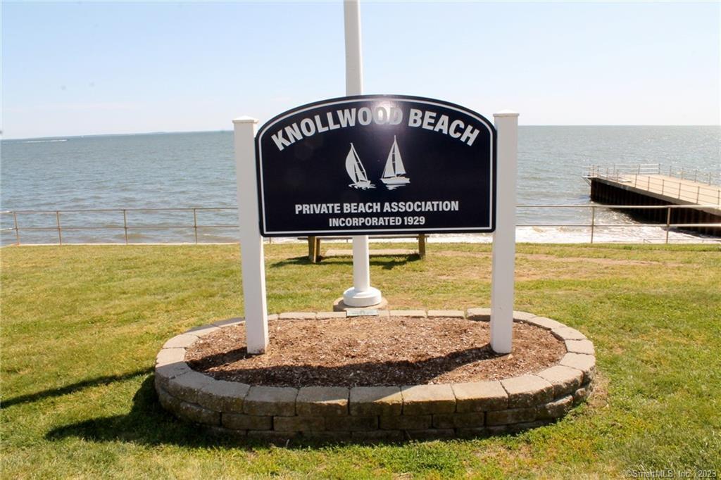 a view of a swimming pool with an outdoor space