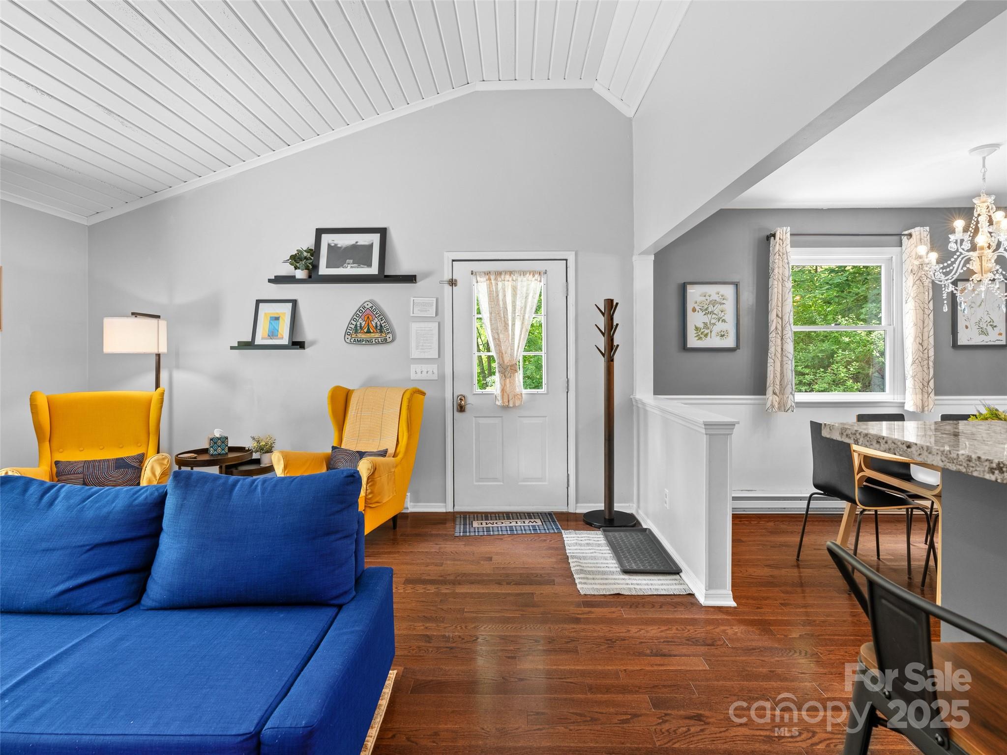 220 Deer Run Road Canton, NC 28716 - Photo 6 of 46 a living room with furniture and a dining table