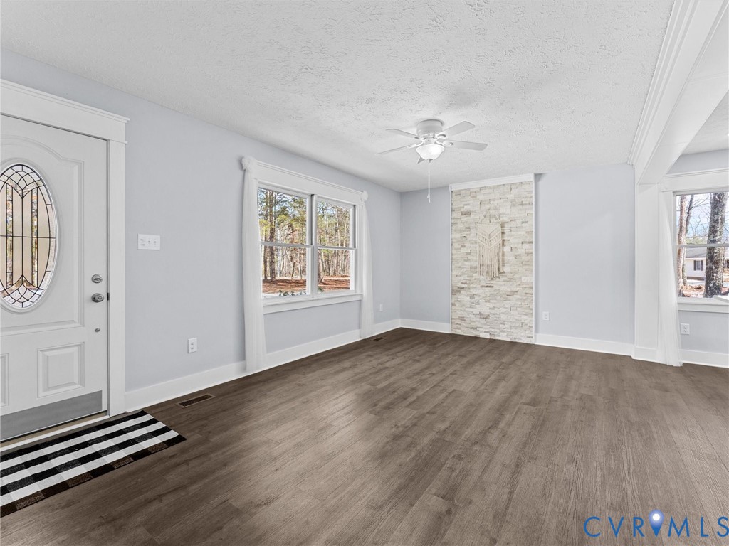 1339 Harris Creek Road Louisa, VA 23093 - Photo 8 of 42 an empty room with wooden floor and windows