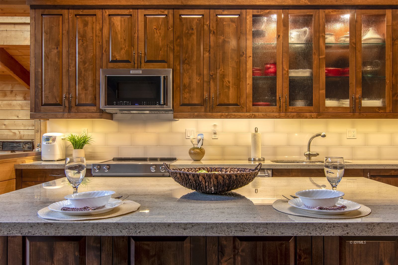 24924 Fern Valley Road Idyllwild, CA 92549 - Photo 14 of 44 a kitchen with a sink and cabinets