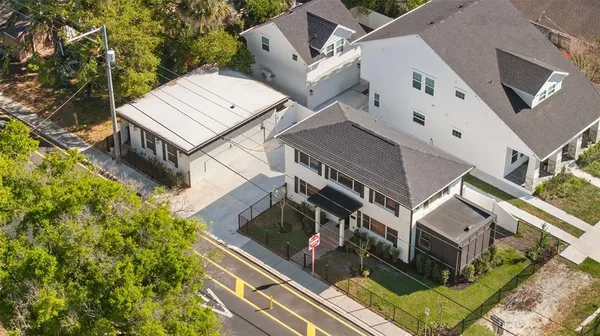 a view of city and ocean