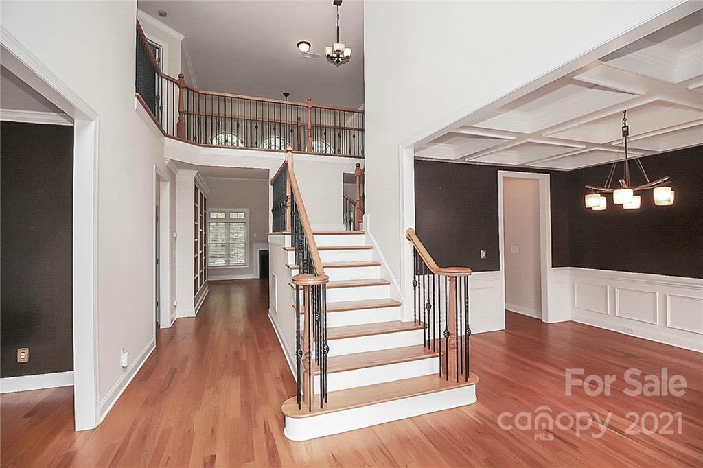 4080 Crepe Ridge Drive Denver, NC 28037 - Photo 3 of 34 a view of entryway and hall with wooden floor