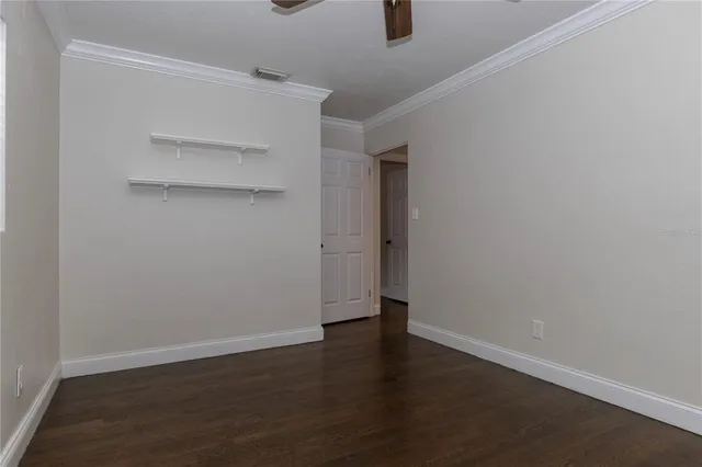 wooden floor in an empty room