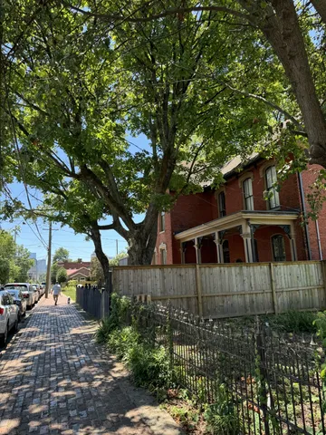 a view of a table and chairs in the patio