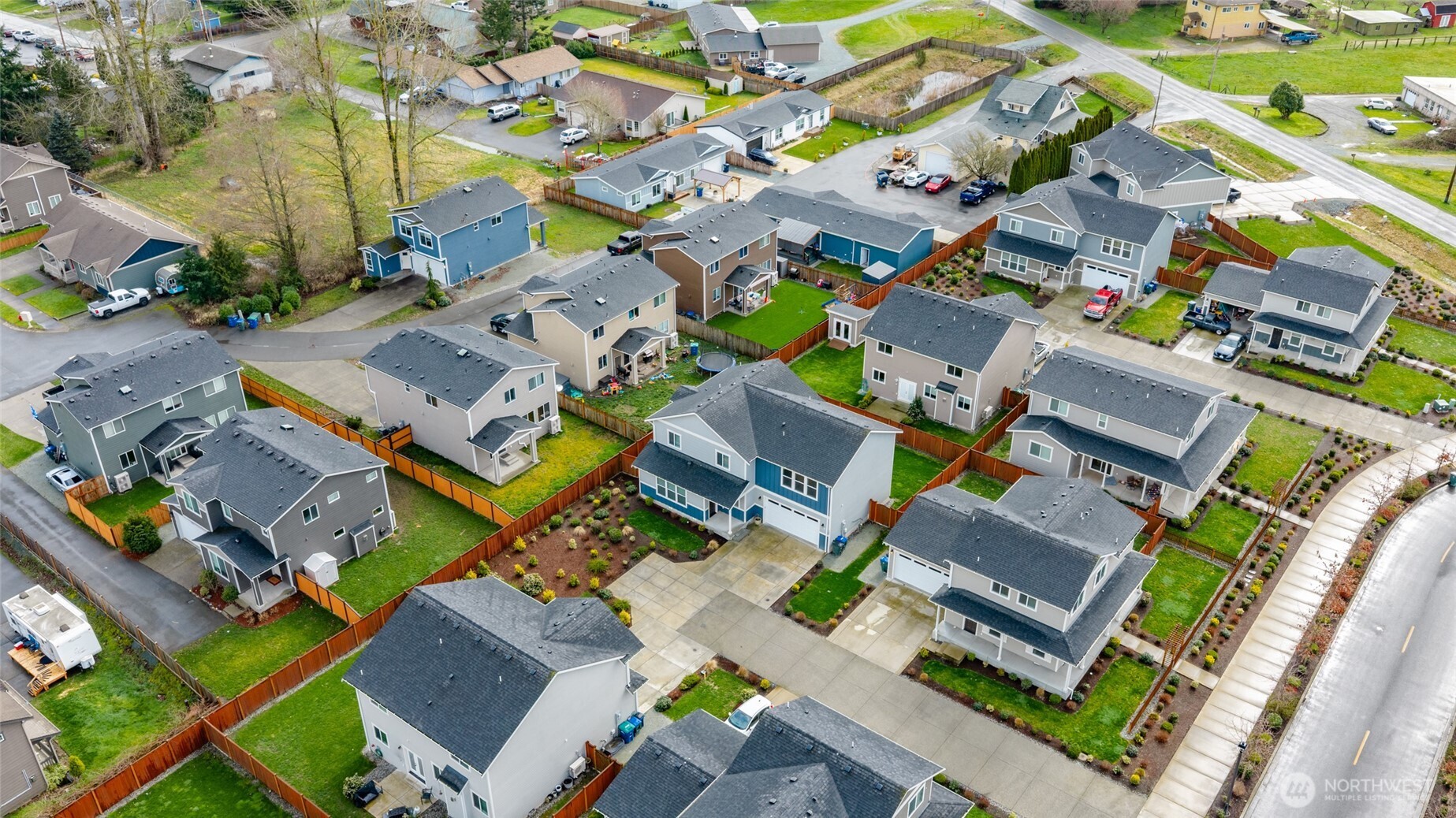 122 North Trl Road Sedro-Woolley, WA 98284 - Photo 39 of 40 an aerial view of residential house with outdoor space and parking