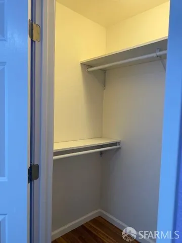 a small space with window