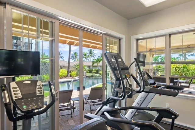 a view of a city with mountains in the background