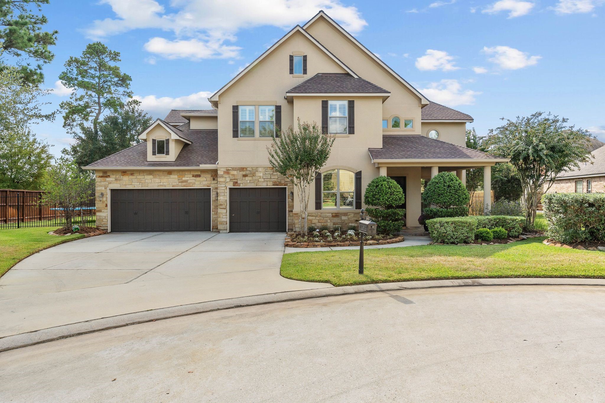7603 Hogan Bridge Court Spring, TX 77389 - Photo 1 of 49 a front view of a house with a yard and garage