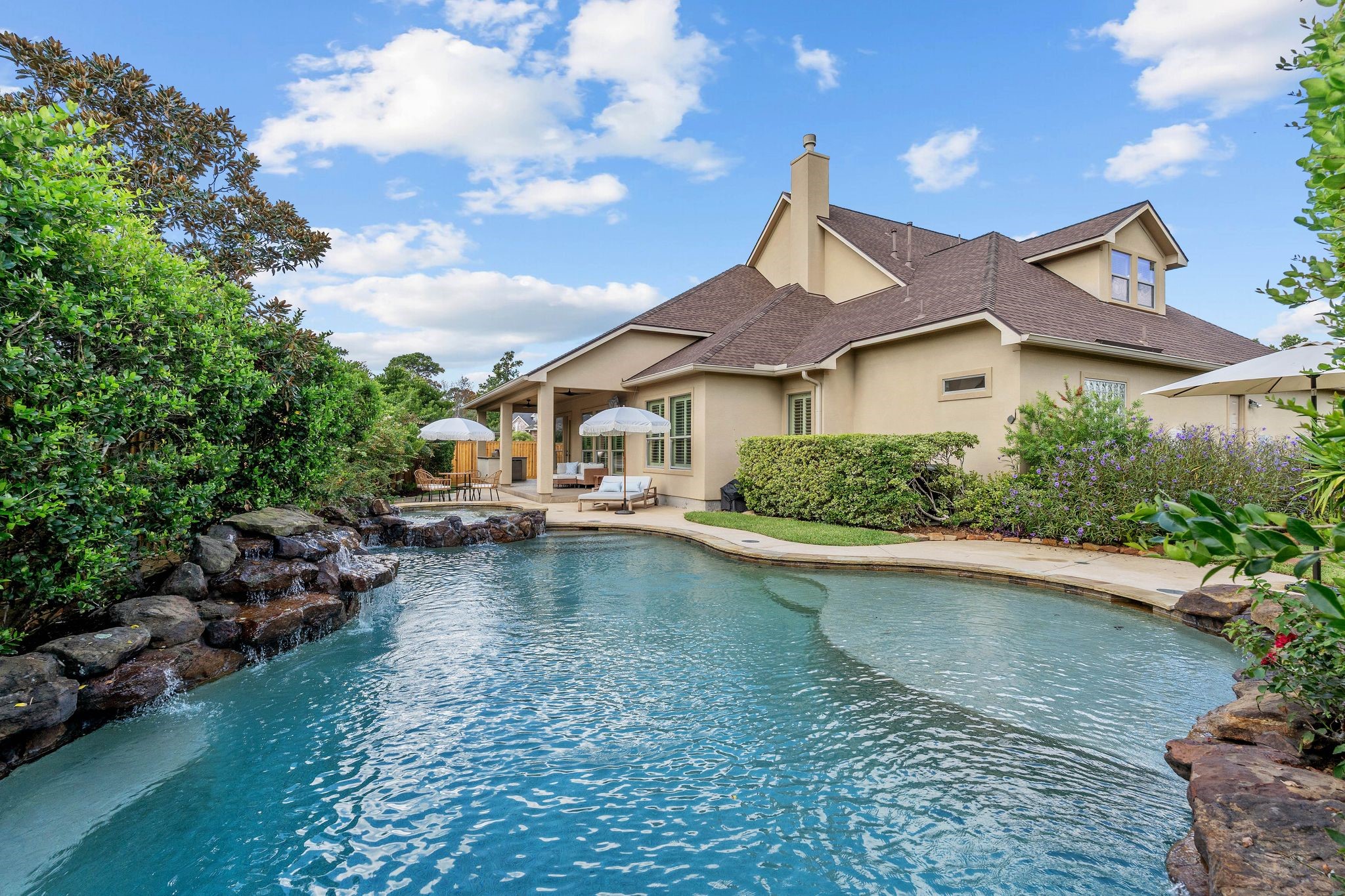 7603 Hogan Bridge Court Spring, TX 77389 - Photo 43 of 49 a view of a house with a yard