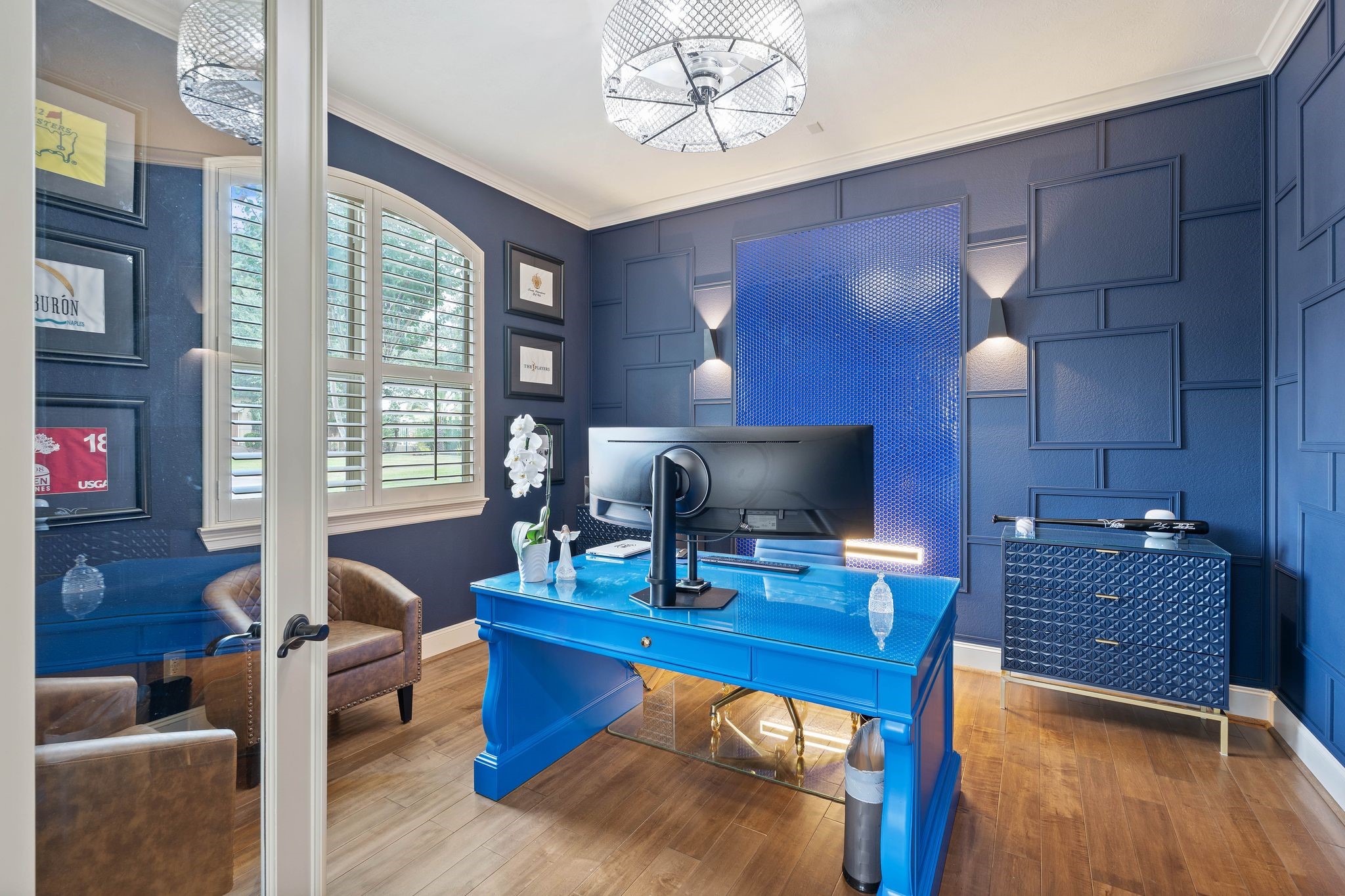 7603 Hogan Bridge Court Spring, TX 77389 - Photo 7 of 49 a living room with furniture and wooden floor