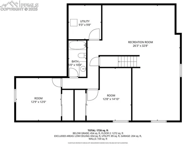 a picture of a floor plan