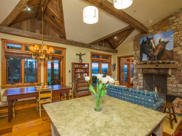 a view of a ocean with boats