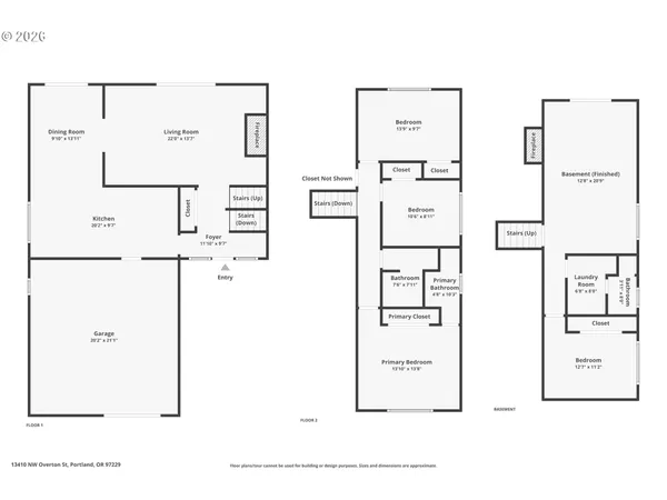 $815,000 | 13410 Northwest Overton Street, Portland, OR 97229