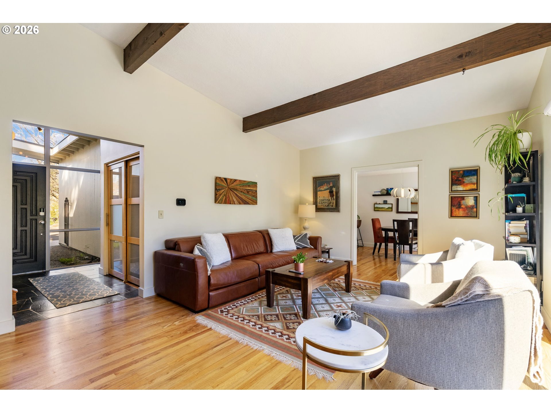 13410 Northwest Overton Street Portland, OR 97229 - Photo 6 of 48 a living room with furniture and a wooden floor