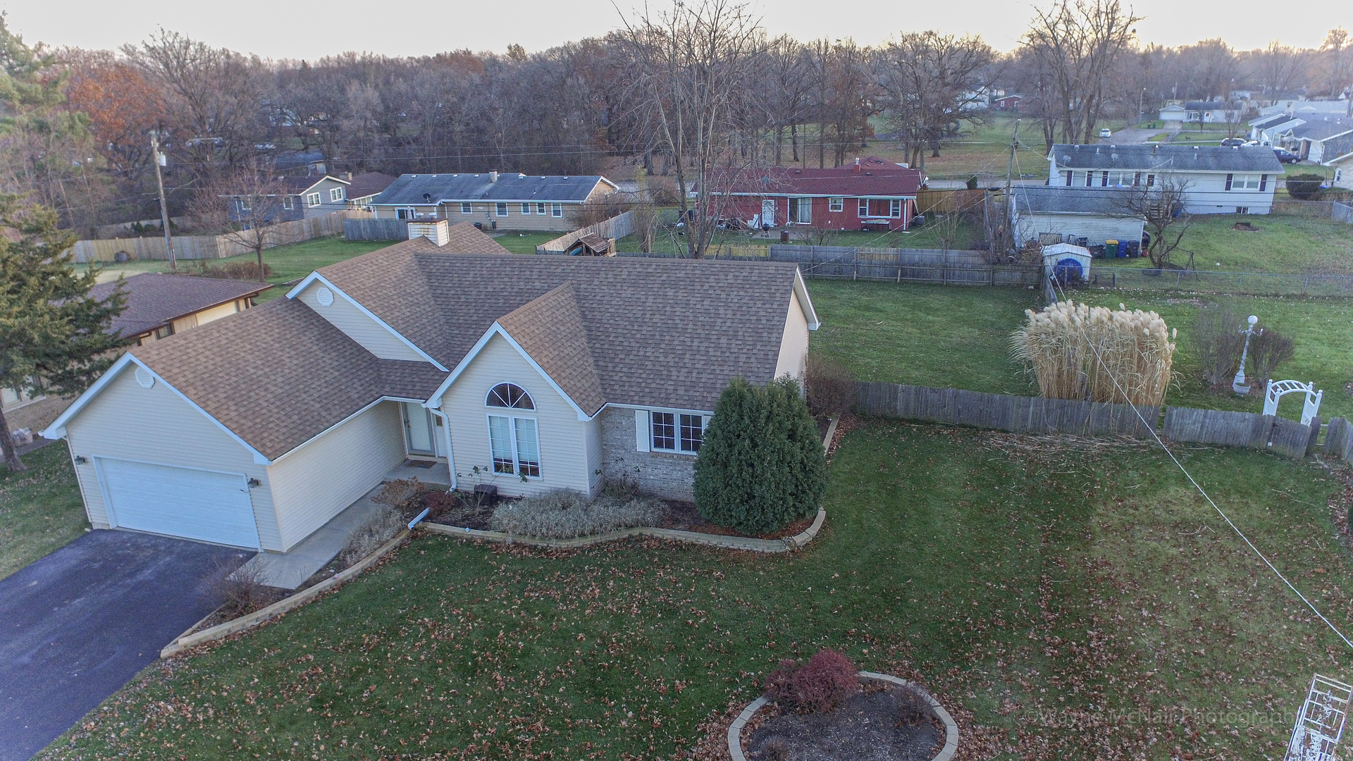 206 1/2 Redbud Drive Joliet, IL 60433 - Photo 1 of 34 an aerial view of a house
