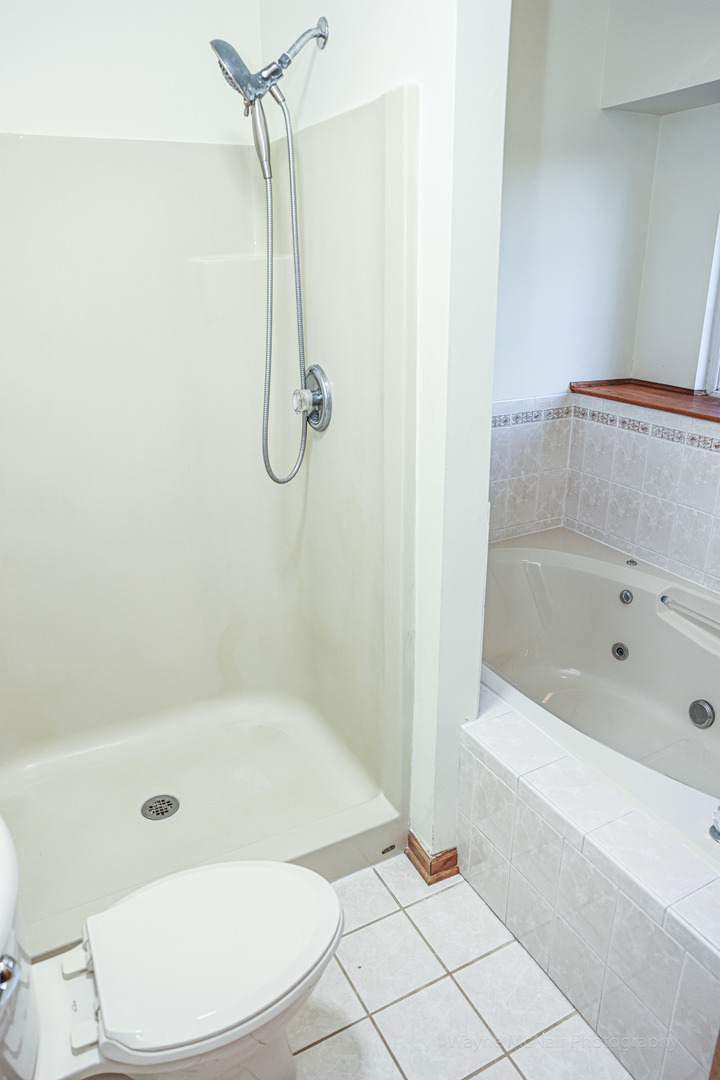 206 1/2 Redbud Drive Joliet, IL 60433 - Photo 17 of 34 a bathroom with a bathtub and a shower