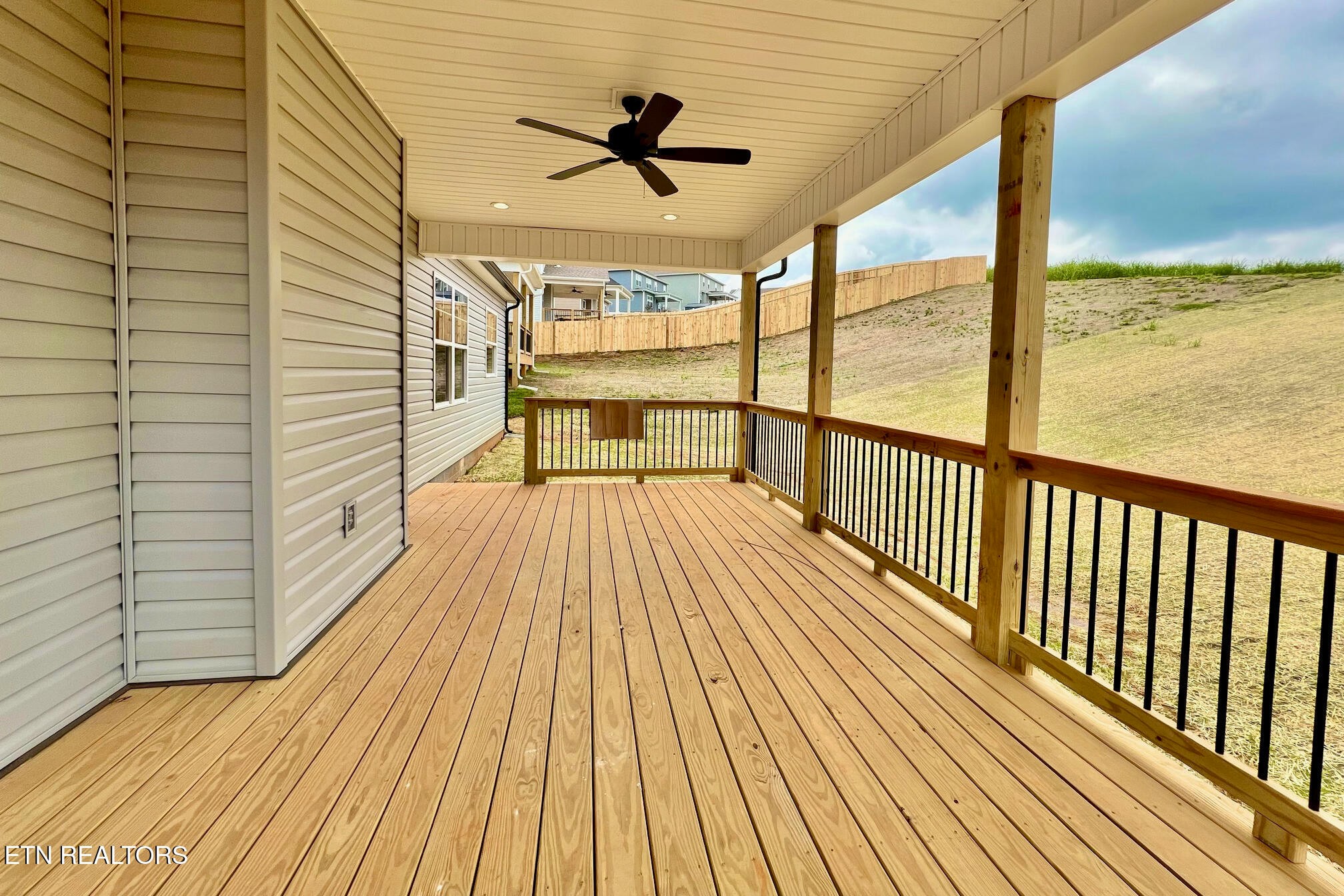 1209 Madison Oaks Road Knoxville, TN 37924 - Photo 34 of 35 a view of a balcony with wooden floor