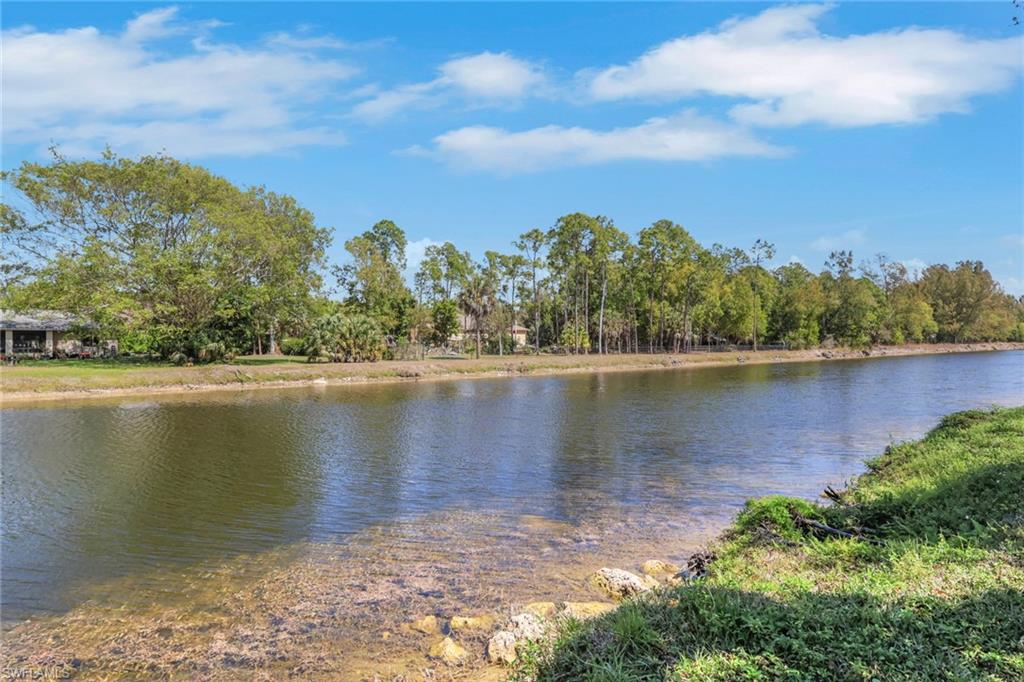 1211 Commonwealth Circle, Unit C201 Naples, FL 34116 - Photo 18 of 23 a view of a lake with a city