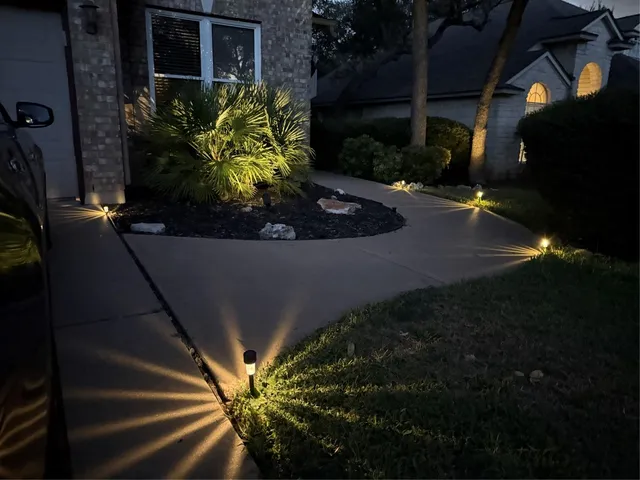a view of a backyard of the house