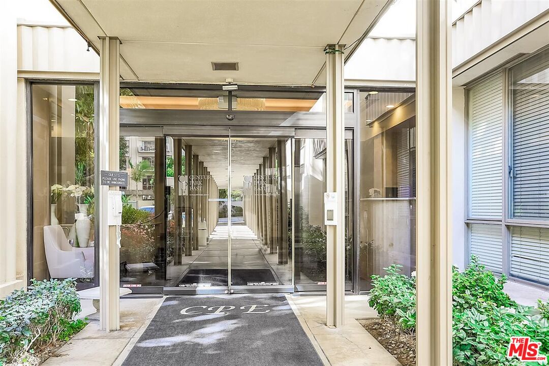 2160 Century Park East, Unit 1903 Los Angeles, CA 90067 - Photo 4 of 40 a view of porch with a glass door and glass door