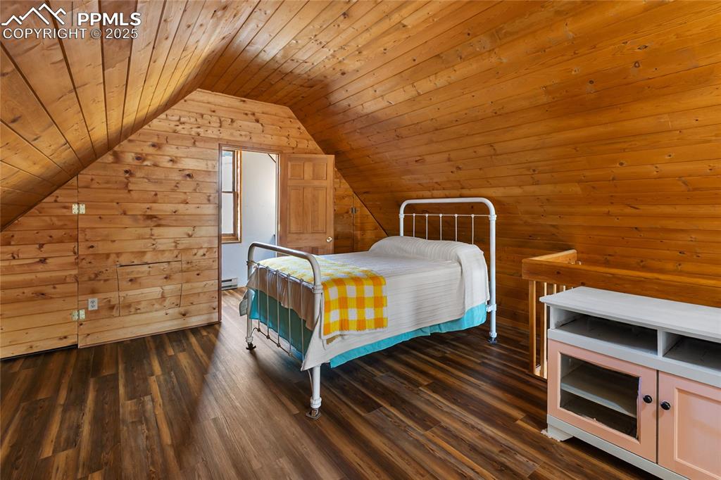 795 South Mountain Estates Road Florissant, CO 80816 - Photo 24 of 42 a view of balcony with wooden floor