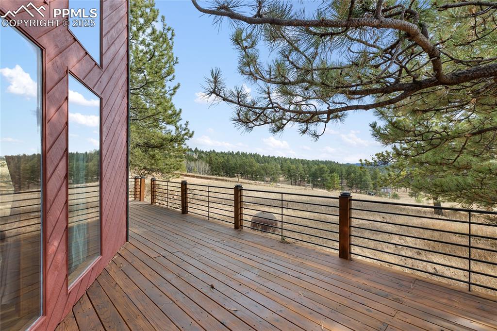 795 South Mountain Estates Road Florissant, CO 80816 - Photo 5 of 42 a view of a terrace with sky view