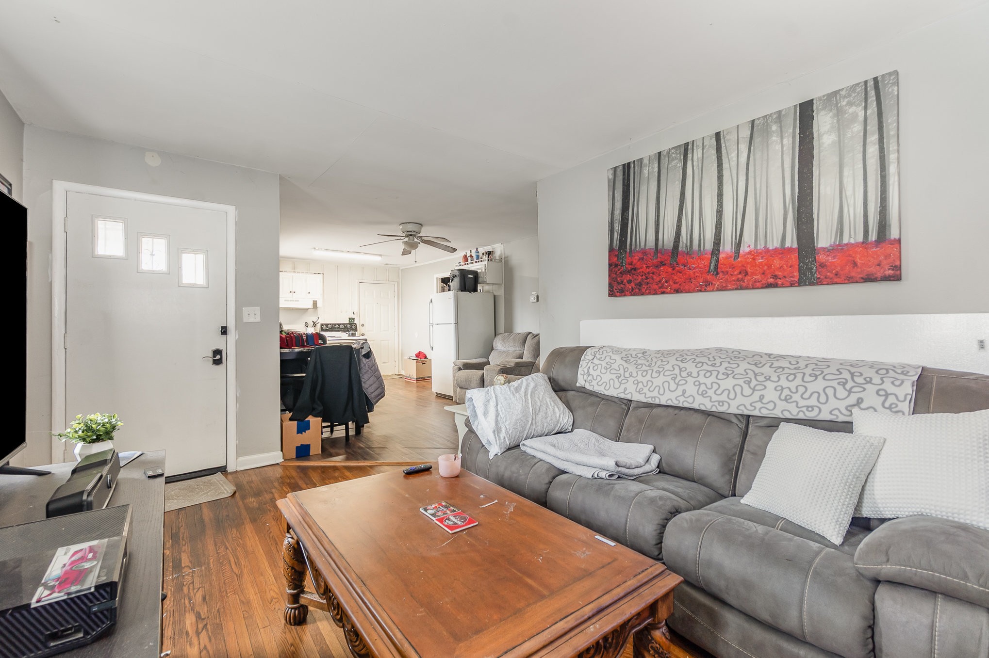 413 Dorris Avenue Springfield, TN 37172 - Photo 5 of 18 a living room with furniture a rug and a flat screen tv