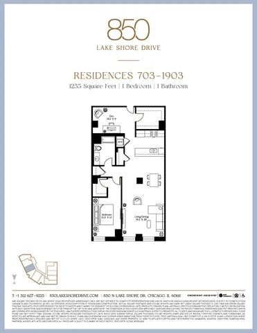 $699,000 | 850 North Lake Shore Drive, Unit 803, Chicago, IL 60611