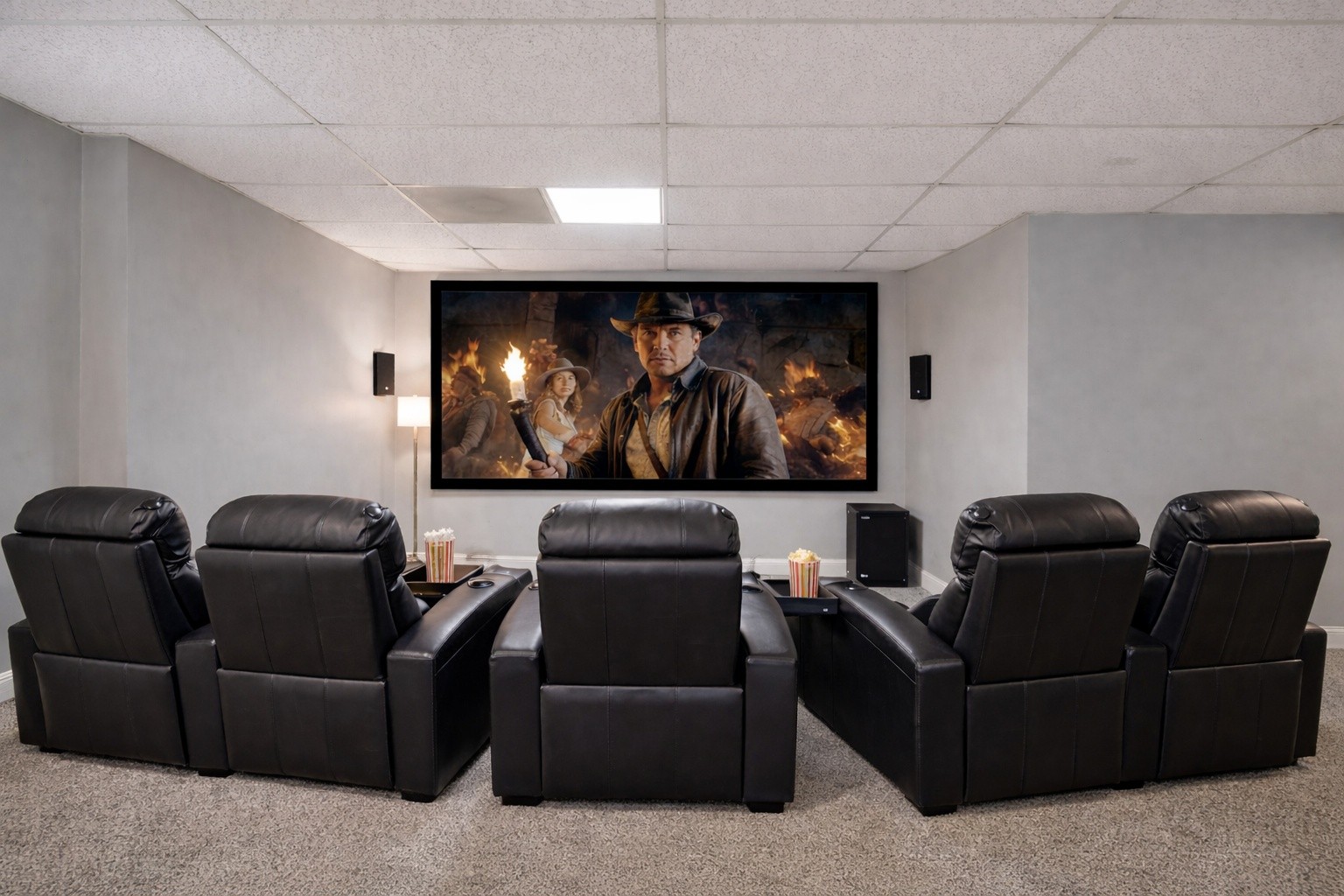 311 Downs Road Cumberland City, TN 37050 - Photo 21 of 31 a living room with furniture and a flat screen tv
