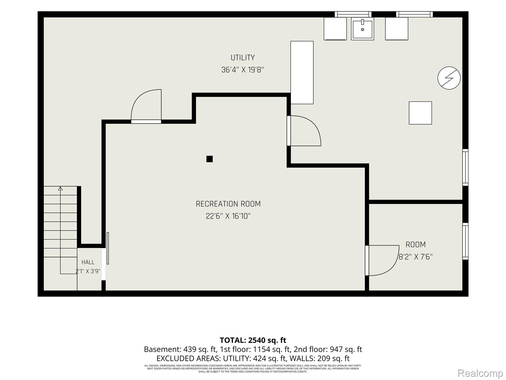 4393 East Cook Road Grand Blanc, MI 48439 - Photo 37 of 37 Floor Plan - Basement