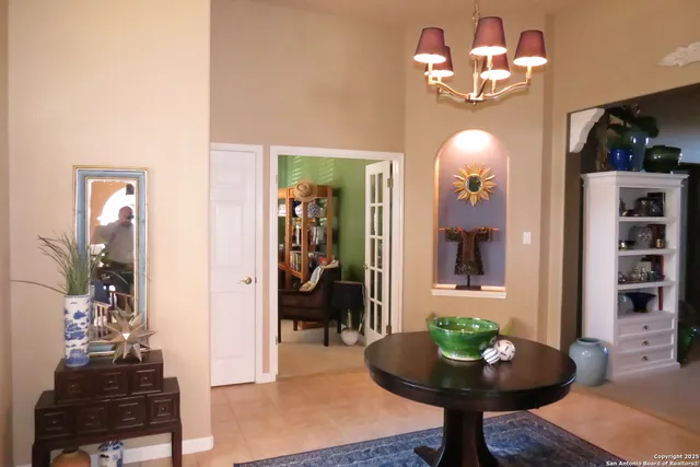 a view of a livingroom and dining room