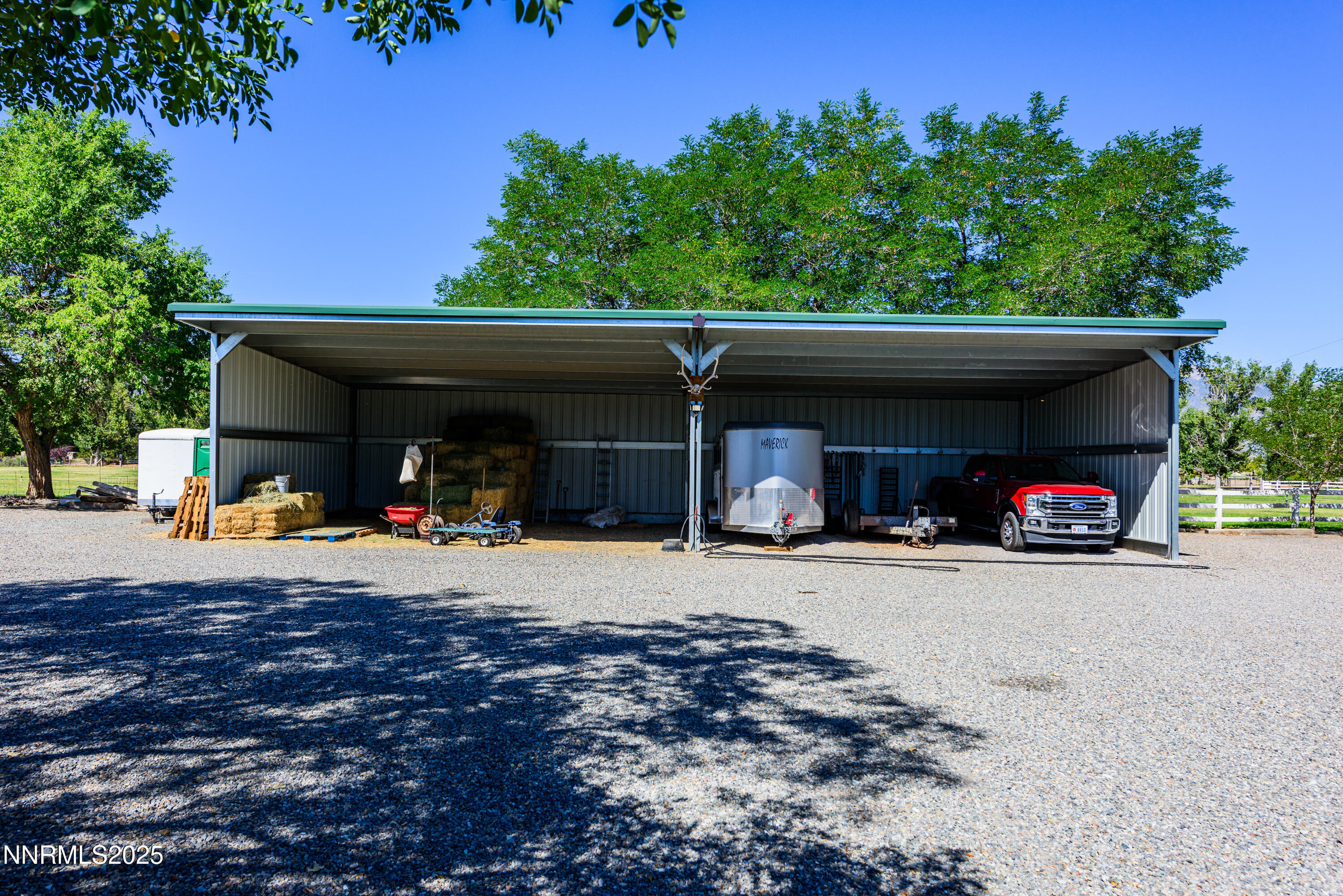 50 Miller Ridge Road Smith Valley, NV 89444 - Photo 31 of 51 a view of a car parked in garage