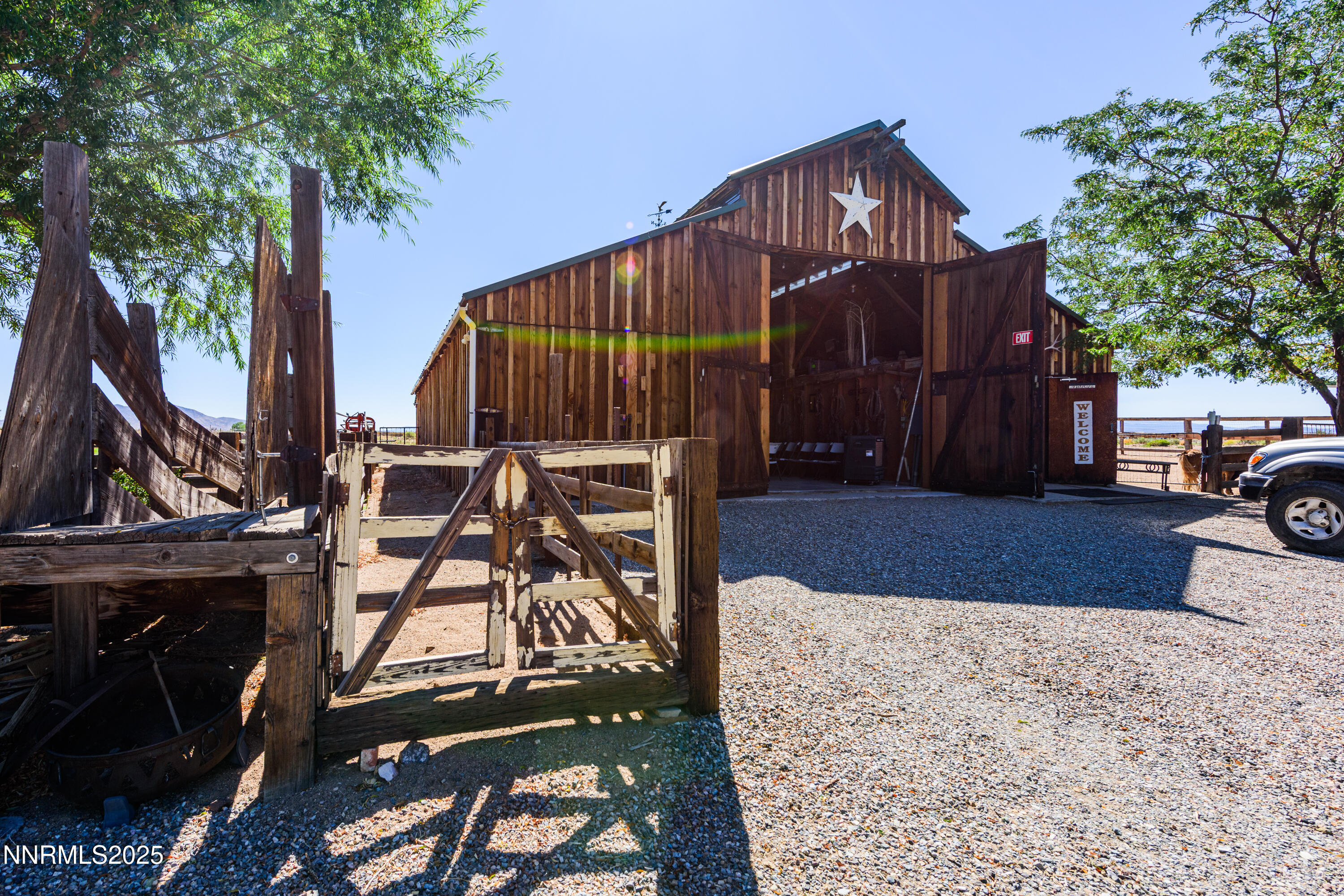 50 Miller Ridge Road Smith Valley, NV 89444 - Photo 4 of 51 a view of a house with backyard and sitting area