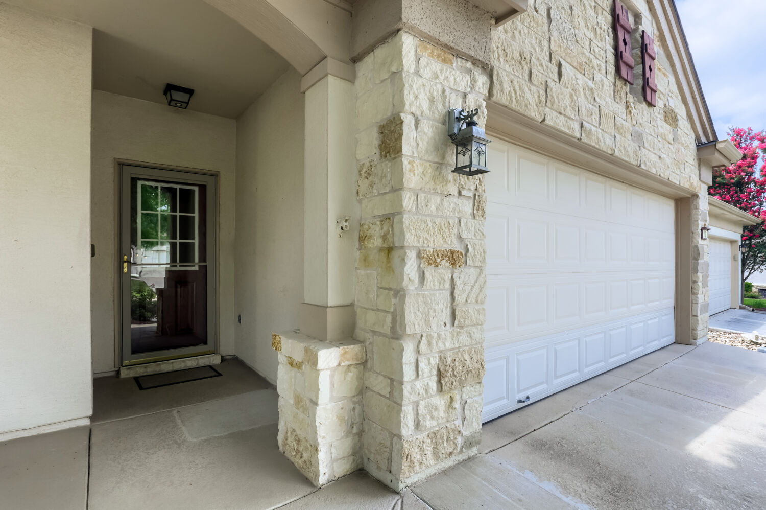 310 Crockett Loop Georgetown, TX 78633 - Photo 2 of 22 Storm door adds additional light to the entryway on this home.