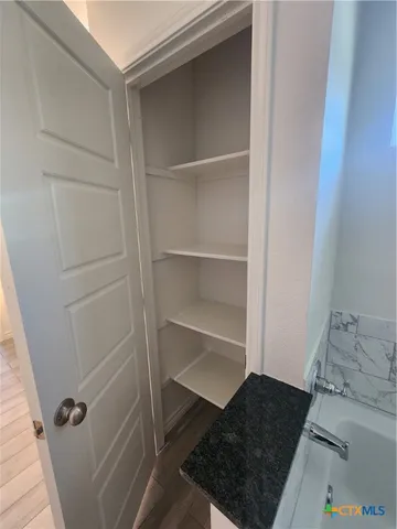 a view of walk in closet