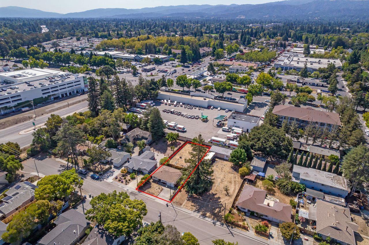 83 Centre Street Mountain View, CA 94041 - Photo 15 of 32 an aerial view of a city with lots of residential buildings