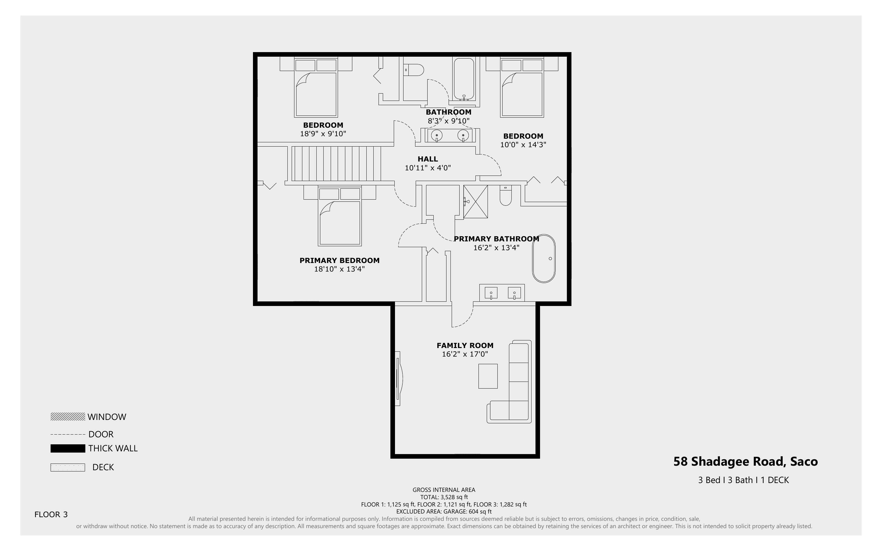 58 Shadagee Road Saco, ME 04072 - Photo 39 of 39 2nd level floor plan