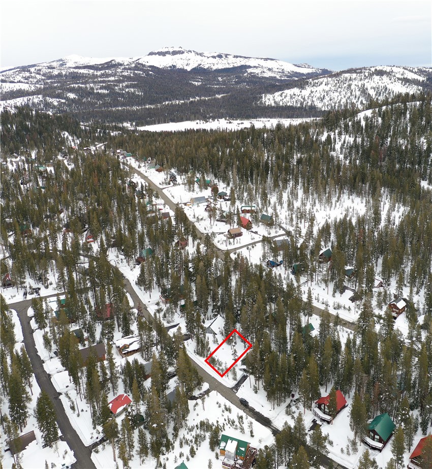 5252 Palisade Road Soda Springs, CA 95728 - Photo 5 of 16 an aerial view of residential houses with outdoor space and trees