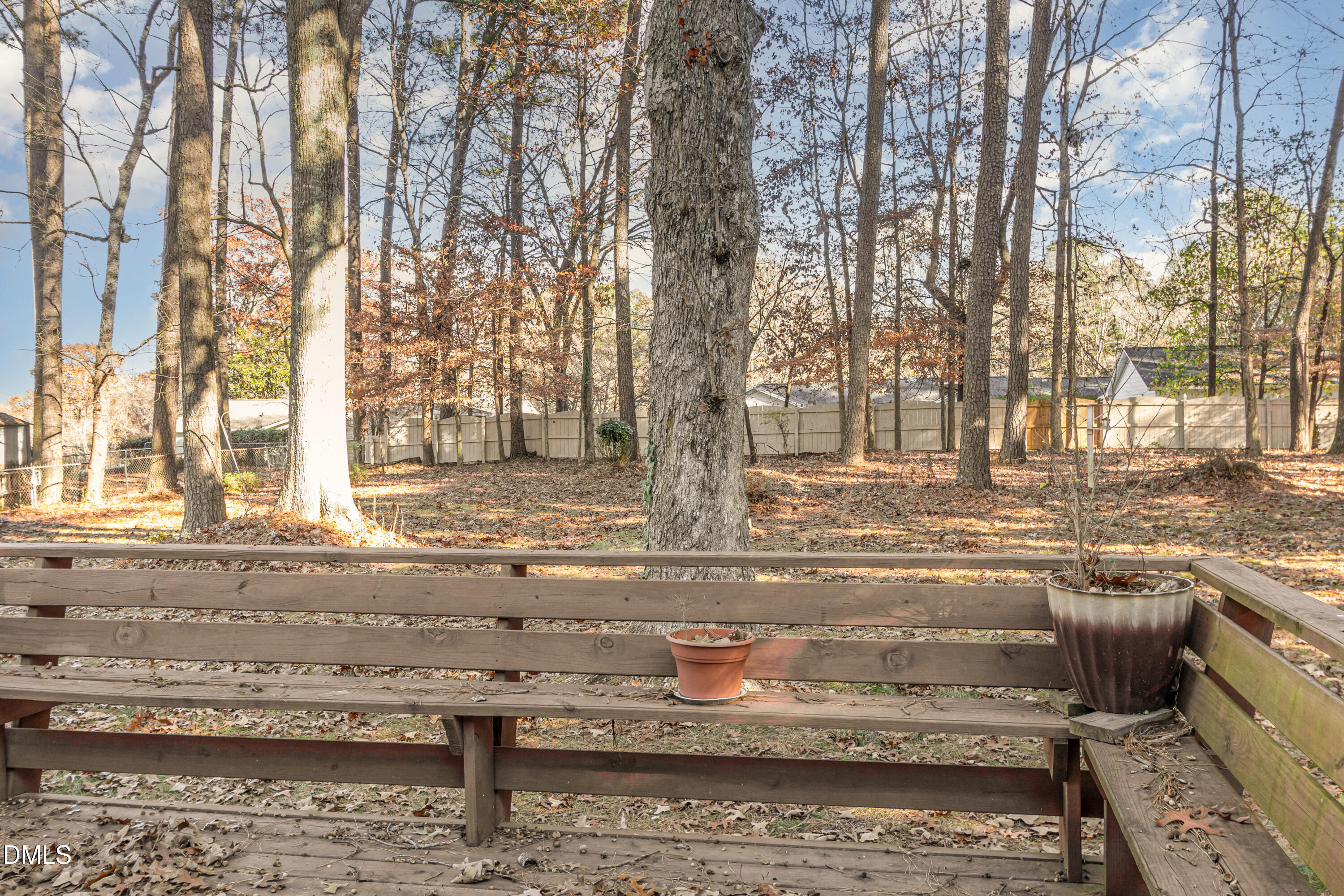 6800 Valley Drive Raleigh, NC 27612 - Photo 27 of 35 a view of a yard with trees